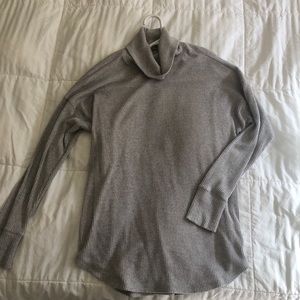 AE small grey mock neck